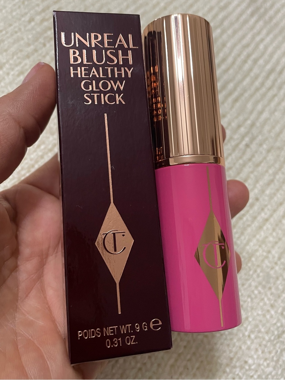 Charlotte Tilbury Unreal Blush Healthy Glow Stick - Pinky Glow